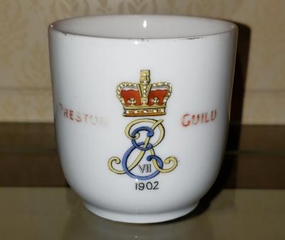 1902 Preston Guild/King Edward VII Coronation Souvenir Cup