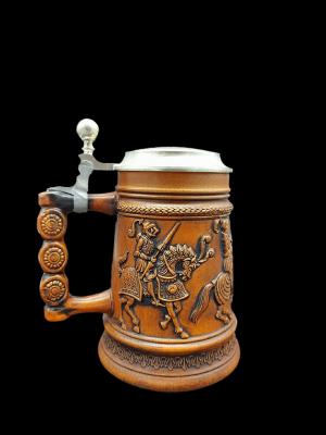 Souvenir stein with Knights