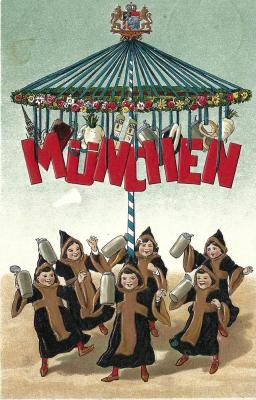 postcard 'München'