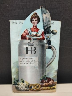 HB-postcard with real opening lid