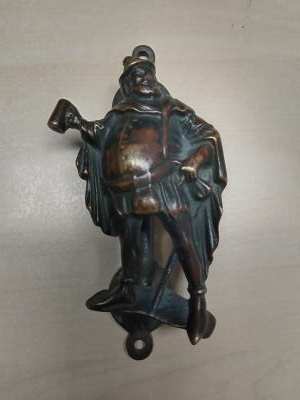 Bronze Gambrinus door knocker