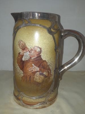 American Monk/Art Nouveau Pitcher