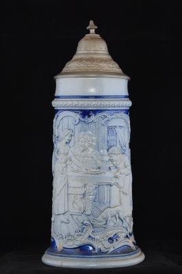 Flirting Scene Westerwald JLK Salt glazed stein