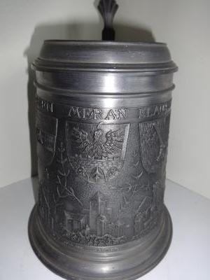 Tin Stein whit pewter