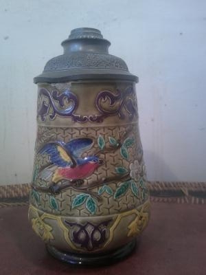 Majolica Stein