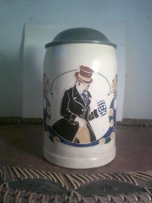 Stoneware Stein