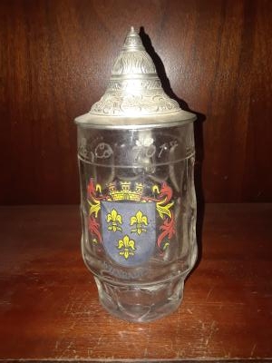 Glass Cold War Stein