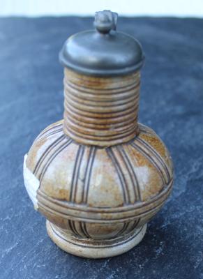 Little Jug Salt Glazed Brown from 18th Century Cologne Area