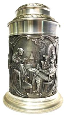 SKS Pewter stein