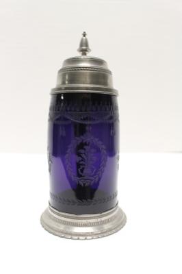 Purple Glass Stein