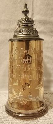 Thereisenthal Root Beer Glass With Saying