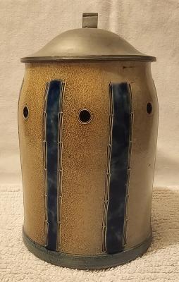 1/2 liter Wim Muhlendyck Striped Pottery Stein