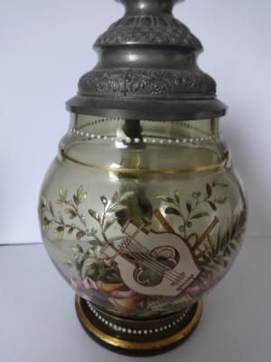 Bohemian Glass Stein