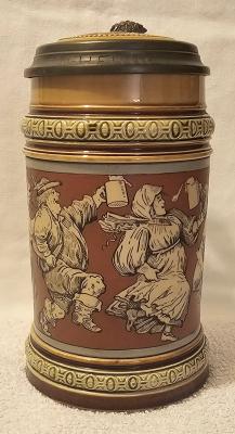 Mettlach .5 Liter Peasant Dance Stein