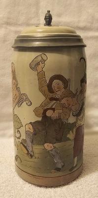 Marzi & Remi Festive Drinking Scene Stein