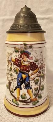 Landsknecht Holding Banner Stein