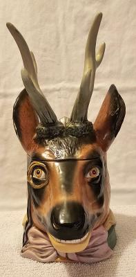 Gerz Stag Head Character Stein