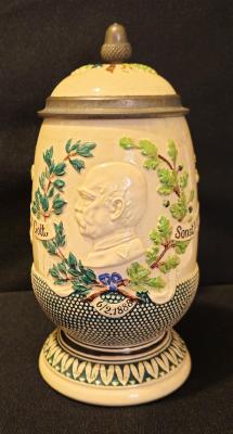 Reinhold Merkelbach Bismarck Bust Stein