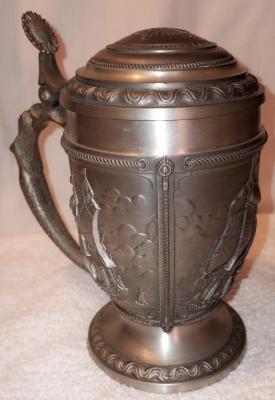 Pewter La Paloma Sailing Ships Stein