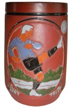 Terra sigillata soccer stein