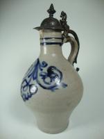 stoneware jug with horse thumbrest