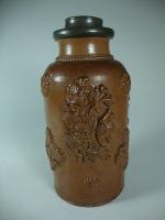 Gres de Beauvais tobacco jar