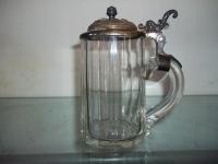 Glass Stein, Silver lid