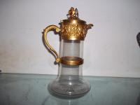 Glass/Brass pouring stein