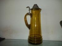 Amber Glass Pouring Stein